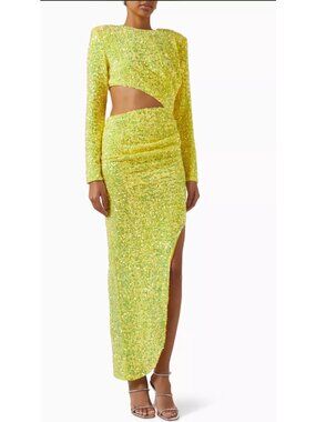 BRONX AND BANCO RICKY SEQUINS GOWN SIZE S